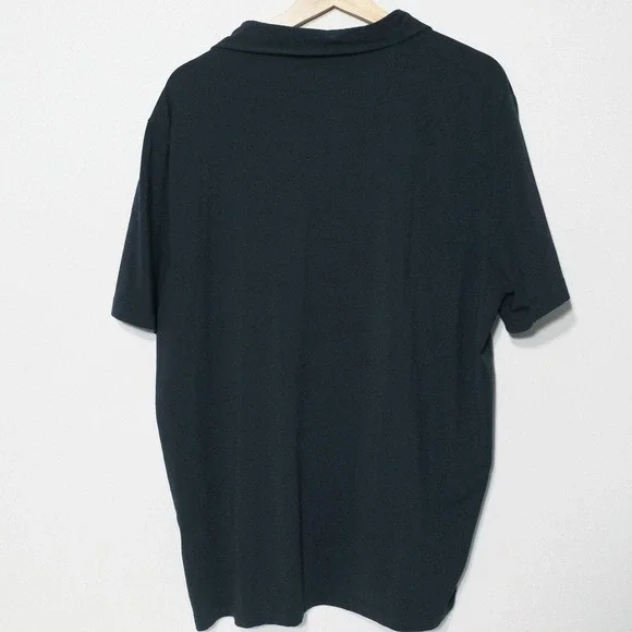 Cozy Earth CE Men's XL Black Short Sleeve Performance Golf Polo Shirt - Picture 2 of 8